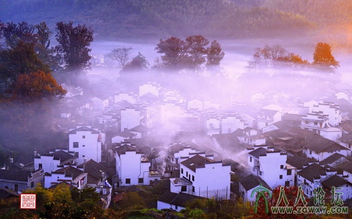 轻纱薄雾话石城