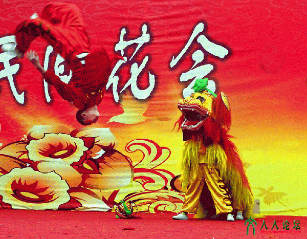 地坛庙会-舞狮1