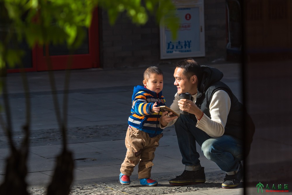 父子   -1              作者张克禄电话15901397288.jpg