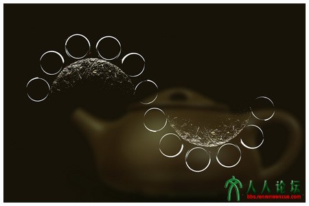 众星捧月茶具创意